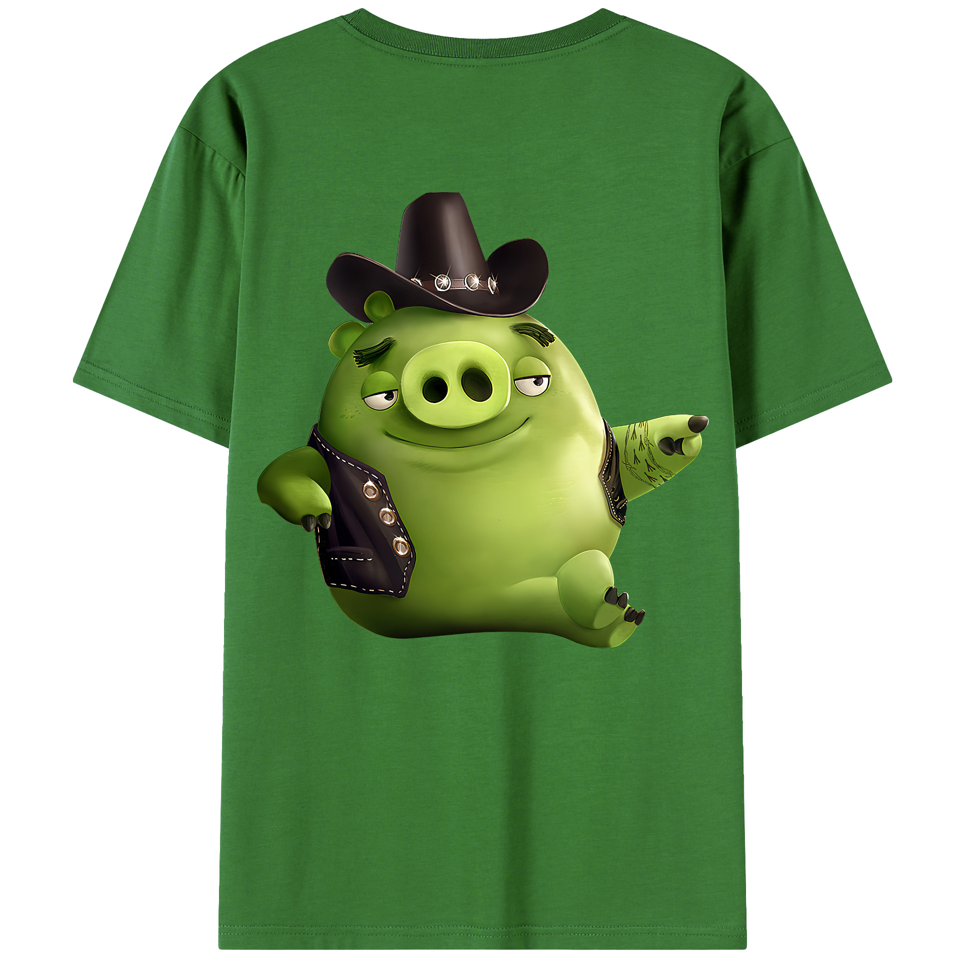 （画像用） Angry Birds アングリーバード レディース半袖Tシャツ(バックプリント)